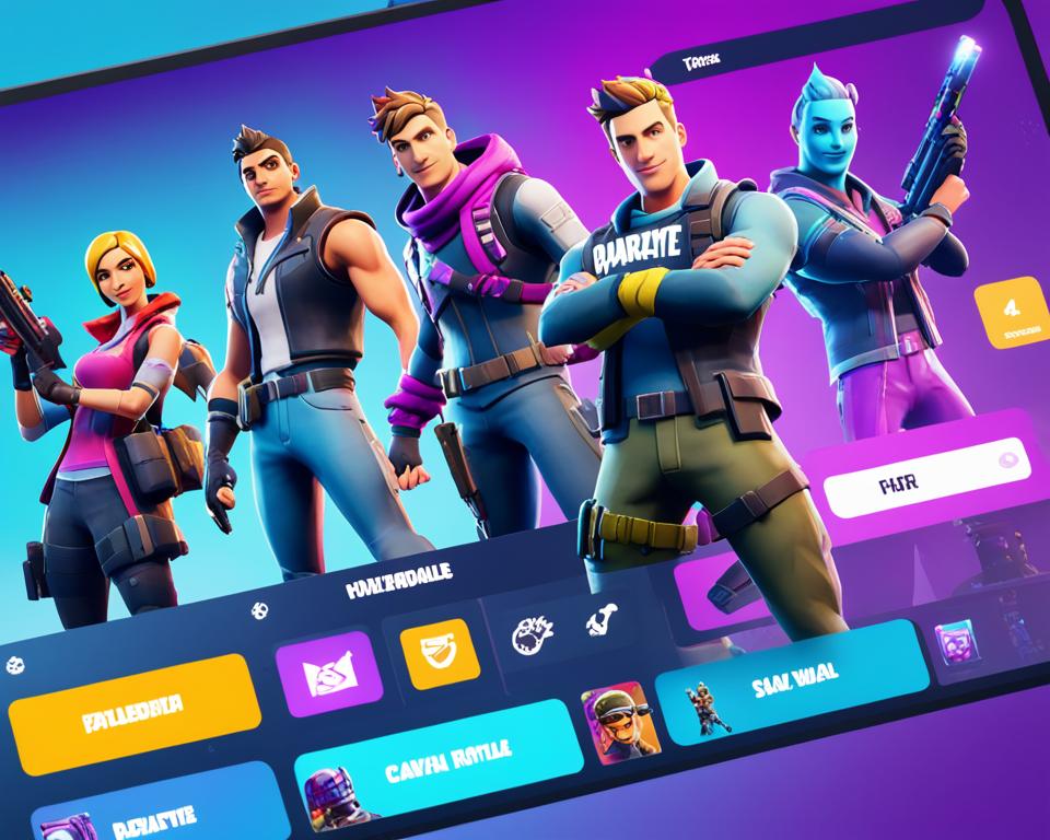 fortnite interface